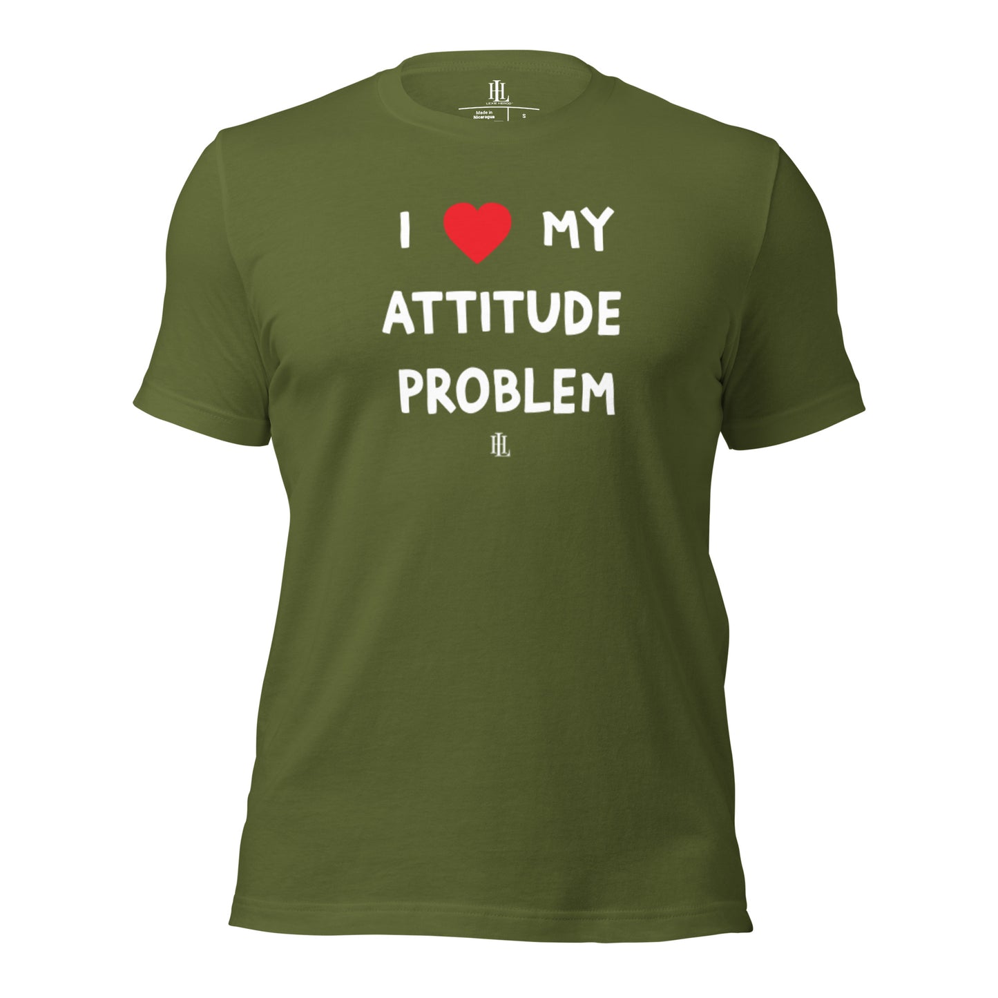 i heart my attitude problem unisex staple t-shirt