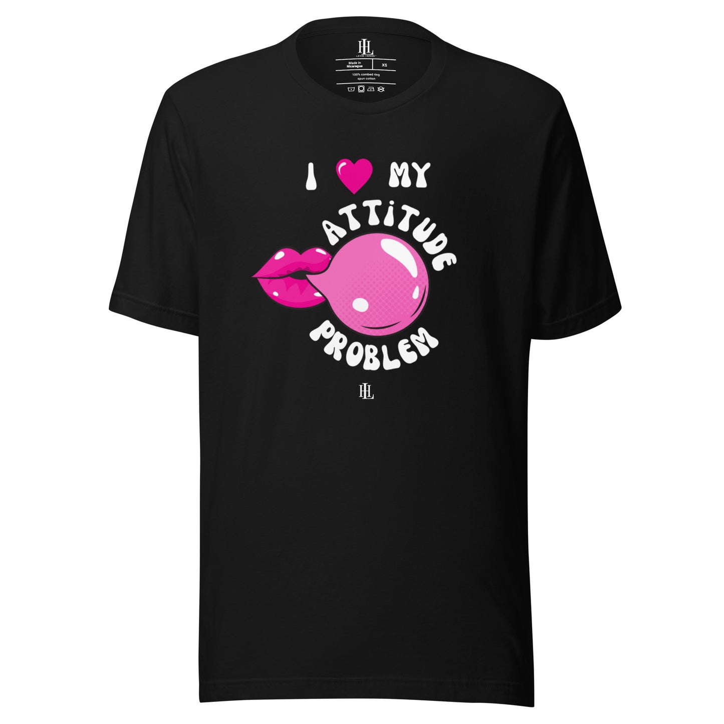 i heart my attitude problem - bubblegum unisex t-shirt