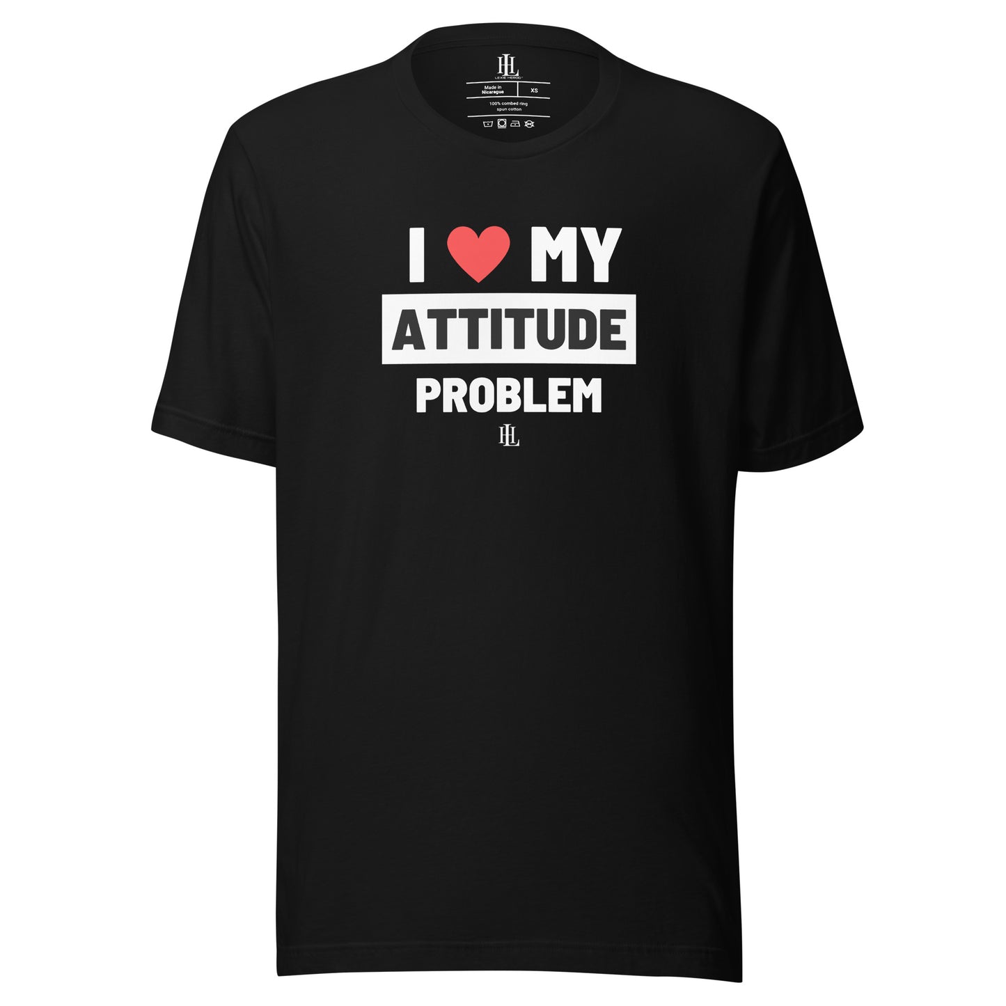 i heart my attitude problem - block unisex t-shirt