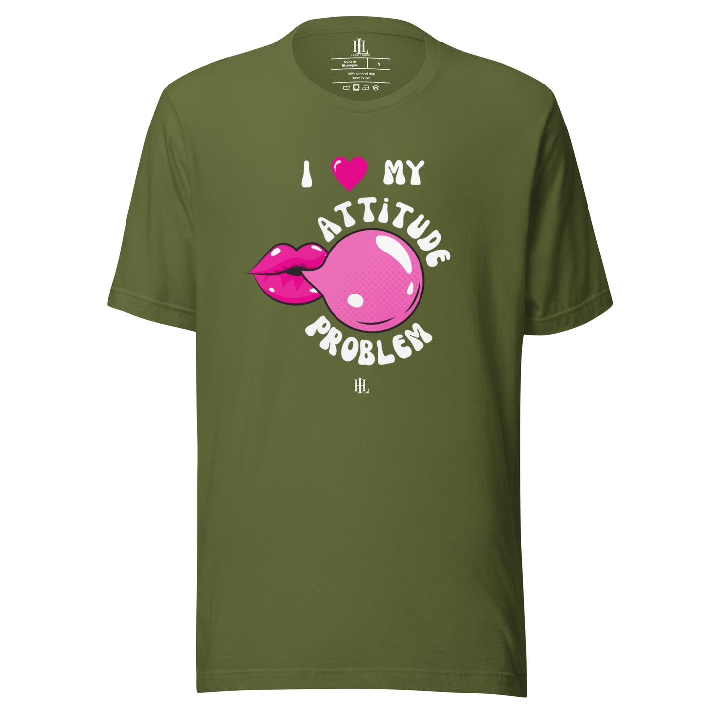 i heart my attitude problem - bubblegum unisex t-shirt