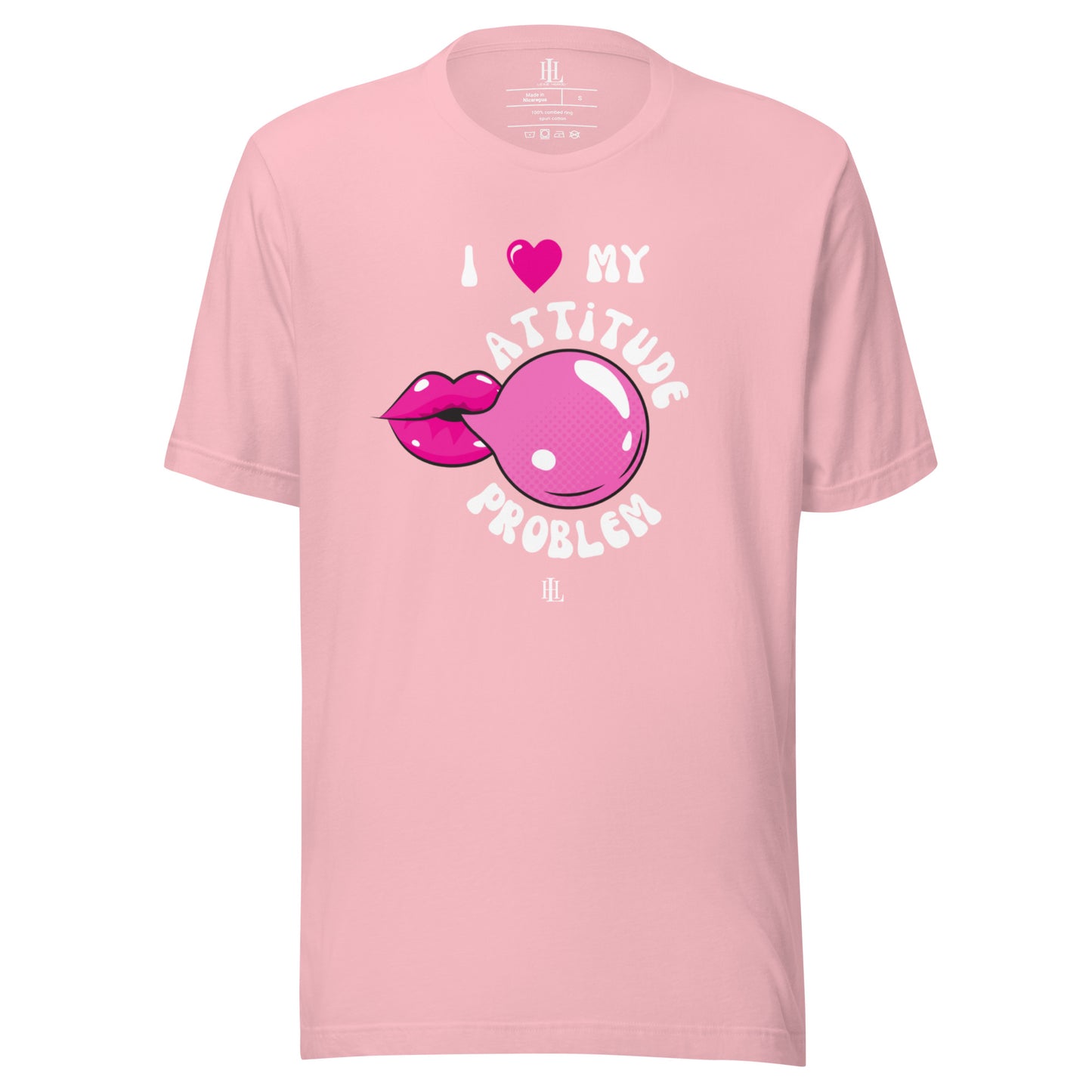 i heart my attitude problem - bubblegum unisex t-shirt