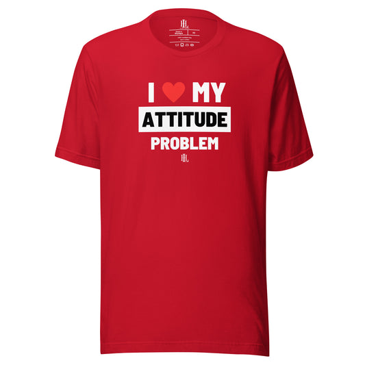 i heart my attitude problem - block unisex t-shirt