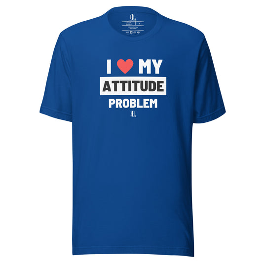 i heart my attitude problem - block unisex t-shirt